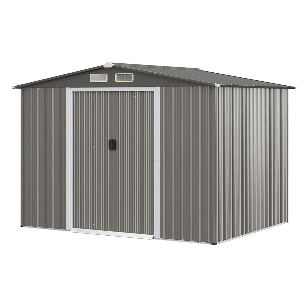 Premium Outdoor Steel Tool Storage Garden Backyard Shed, 8x6' (92674185)