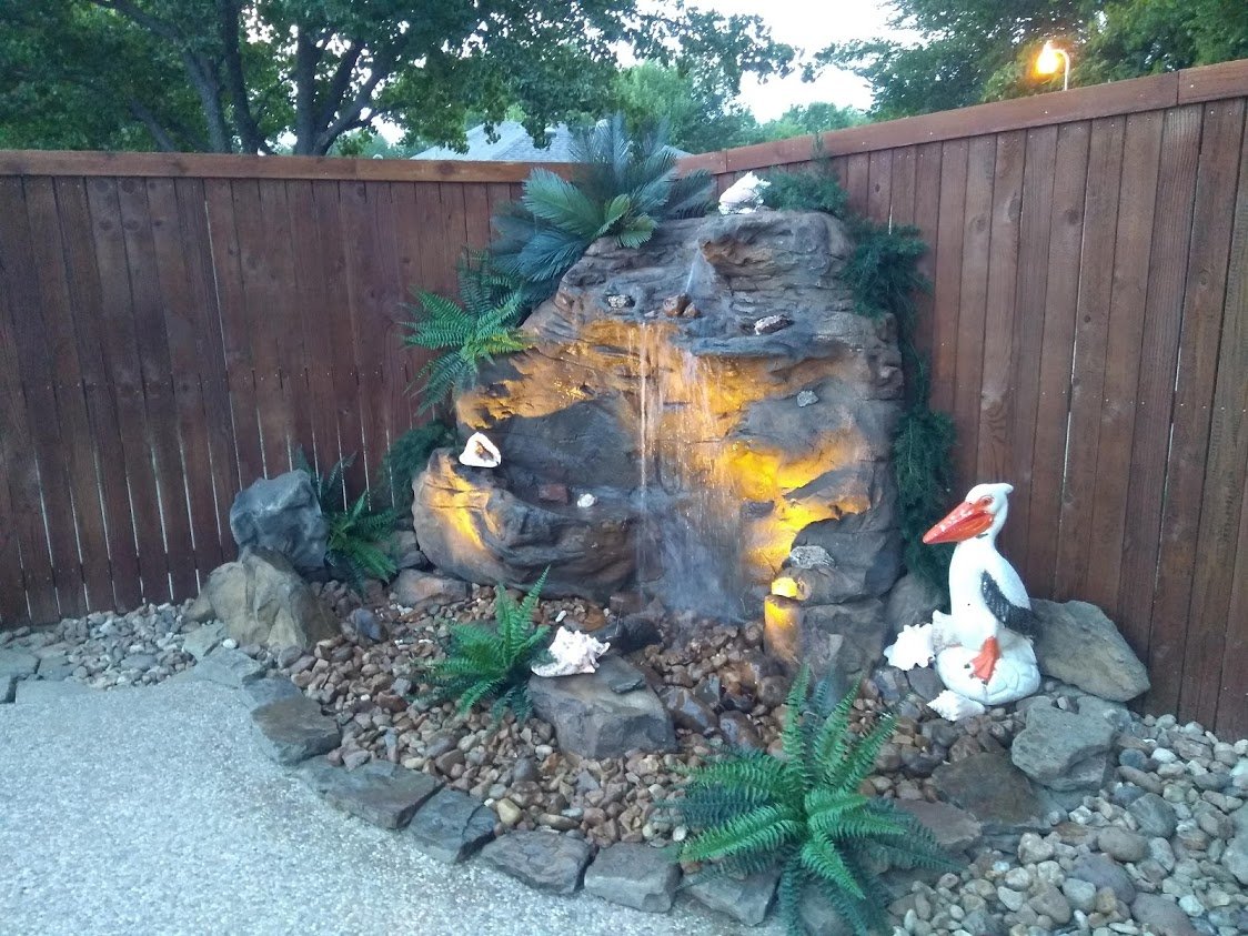 Universal Rocks Large Waterfall