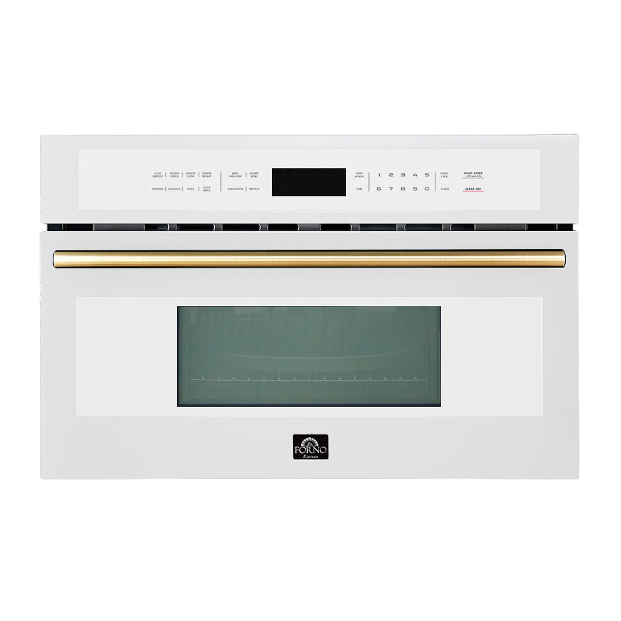 Forno Oliena Espresso 30" Built-In Microwave & Convection Oven Combo – 1.6 cu.ft, 1750W Convection, 1000W Microwave, Sensor Cooking