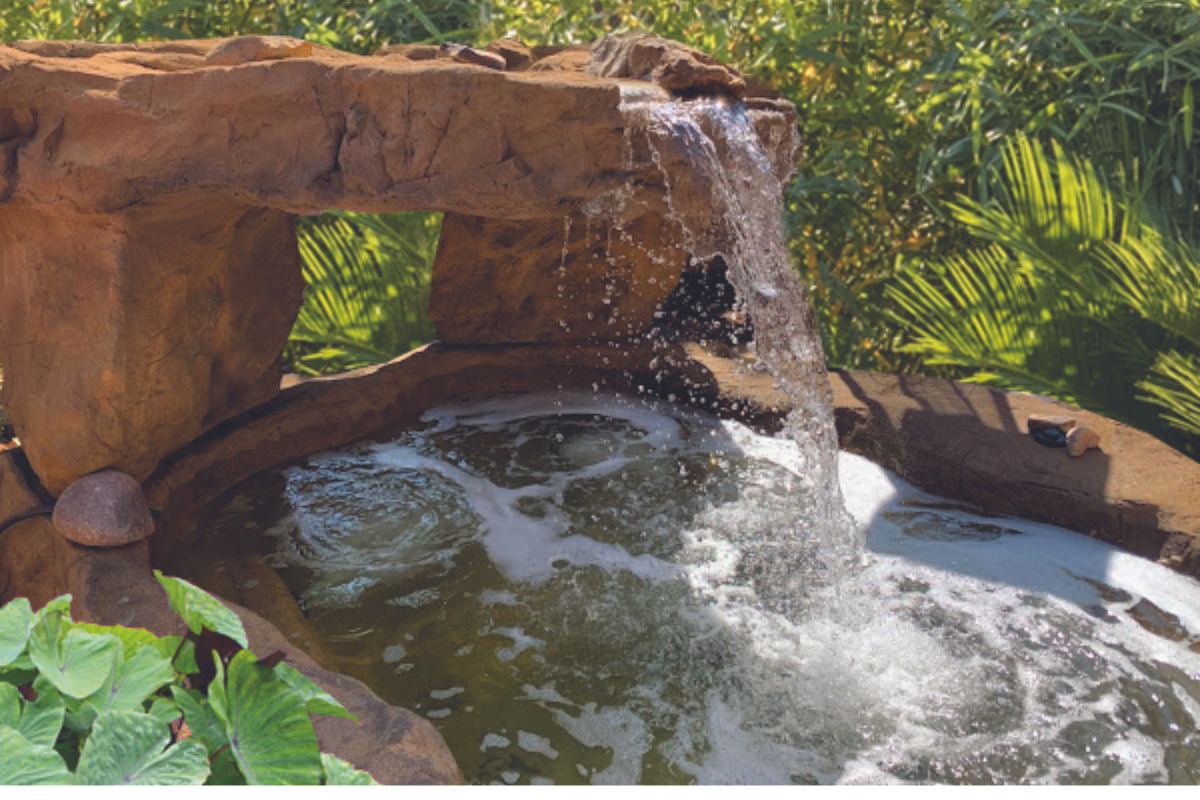 Natural Spas Mooloo Cenote Semi In Ground Hot Tub and Spa