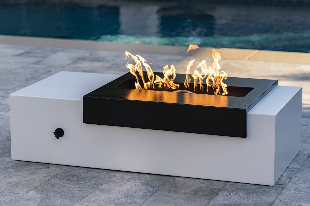 The Outdoor Plus Moonstone Fire Pit / Black & White Collection + Free Cover
