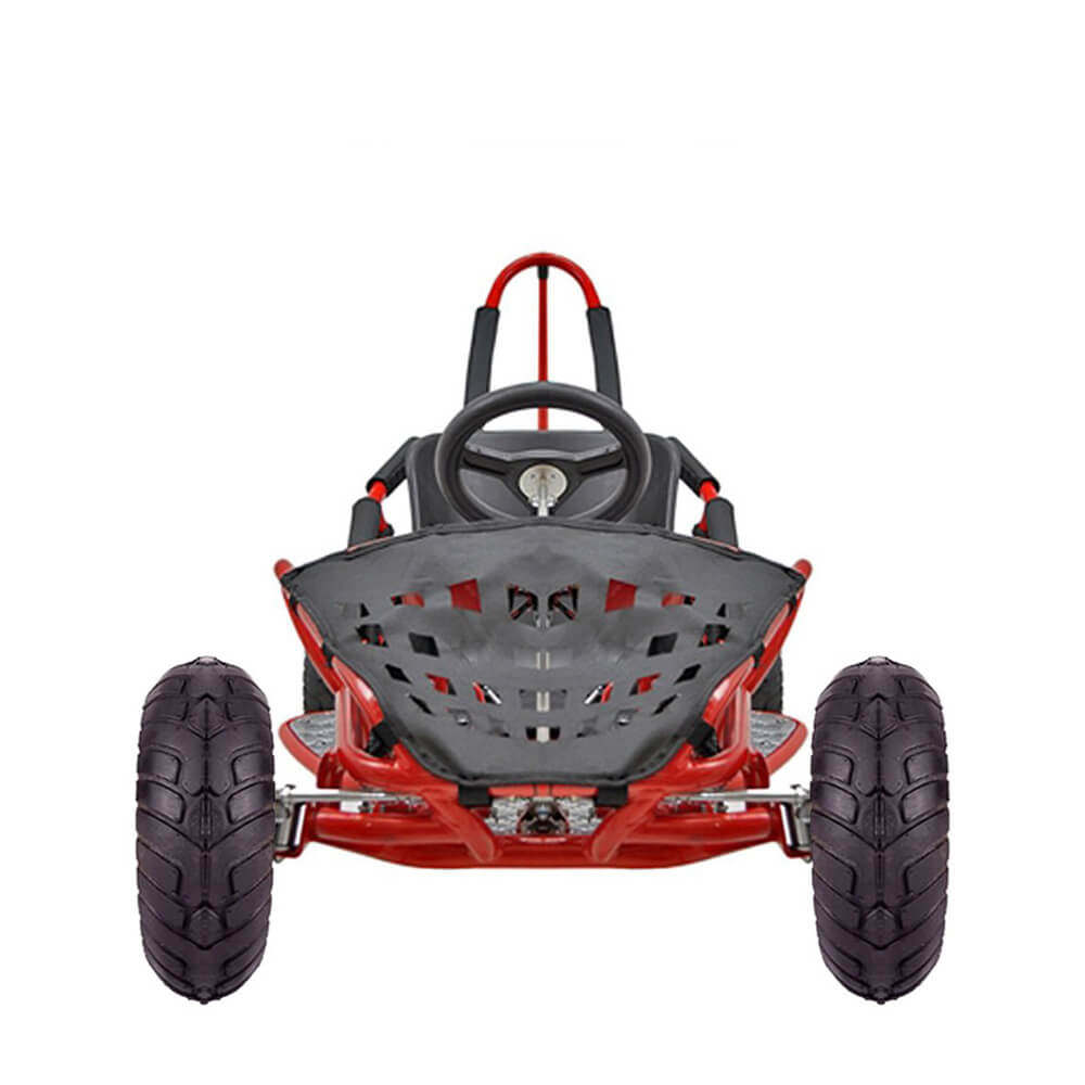 MotoTec 1000W 48V/12AH Electric Off-Road Go Kart, Red (97685241)