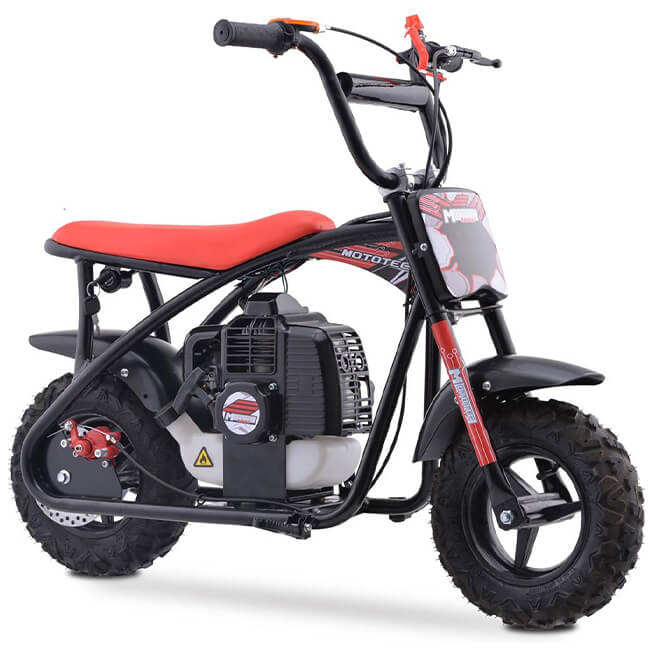 MotoTec Bandit 52CC 2-Stroke Kids Gas Mini Bike (91758568)
