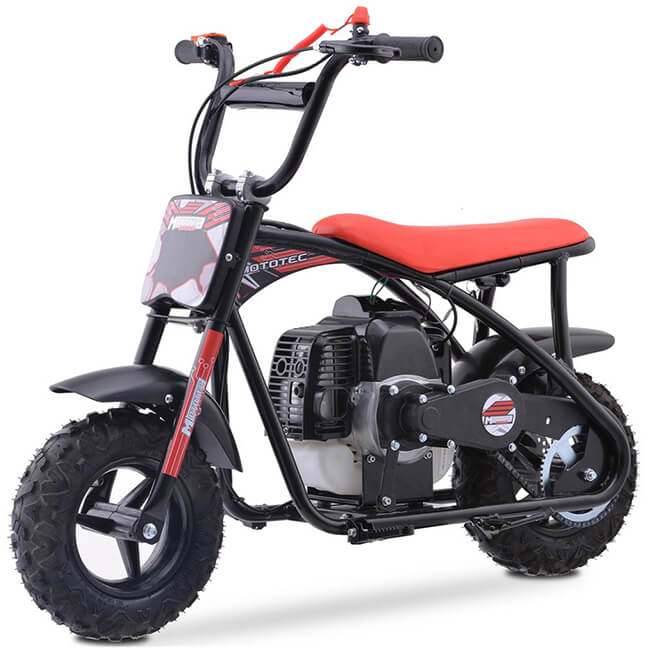 MotoTec Bandit 52CC 2-Stroke Kids Gas Mini Bike (91758568)