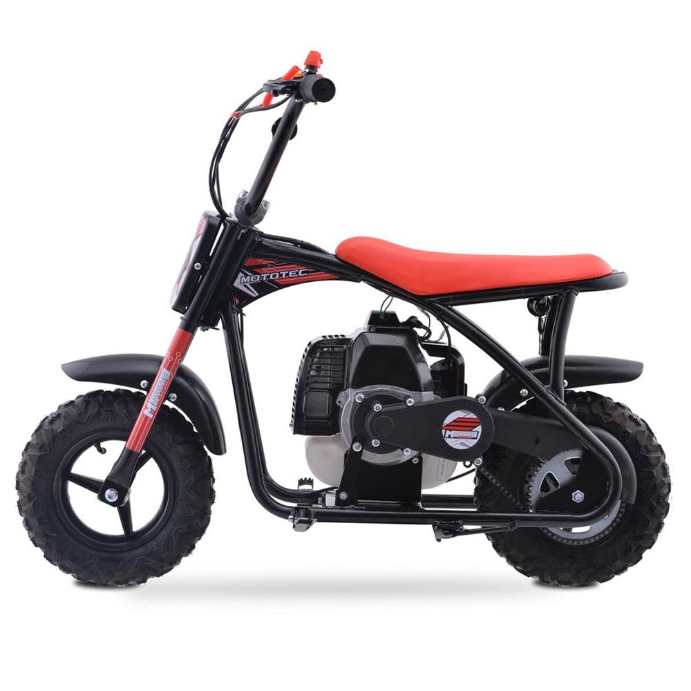 MotoTec Bandit 52CC 2-Stroke Kids Gas Mini Bike (91758568)