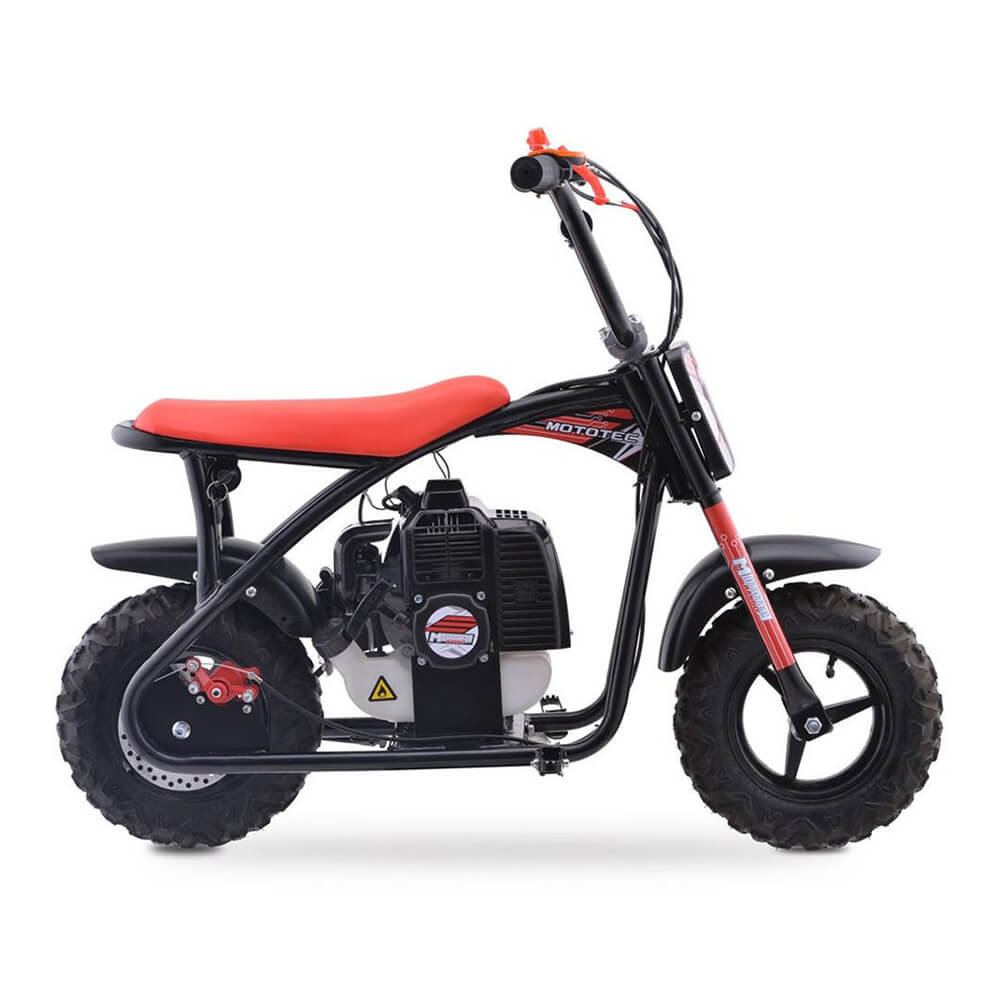 MotoTec Bandit 52CC 2-Stroke Kids Gas Mini Bike (91758568)