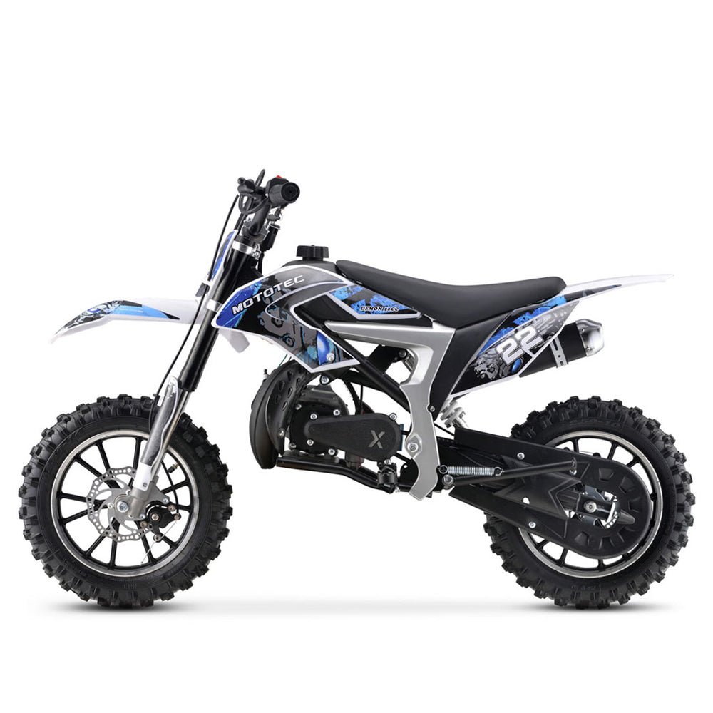 MotoTec Demon 50CC 2-Stroke Kids Gas Dirt Bike (96876541)