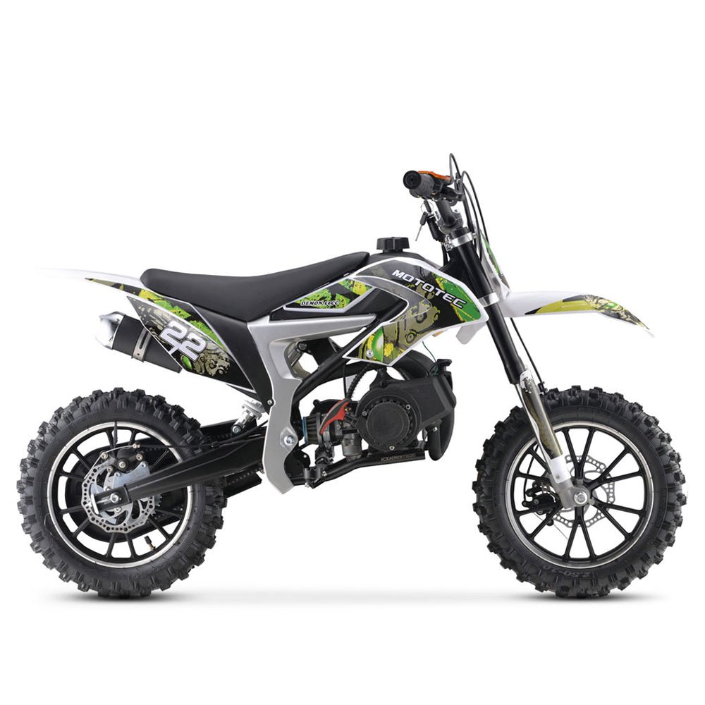 MotoTec Demon 50CC 2-Stroke Kids Gas Dirt Bike (96876541)