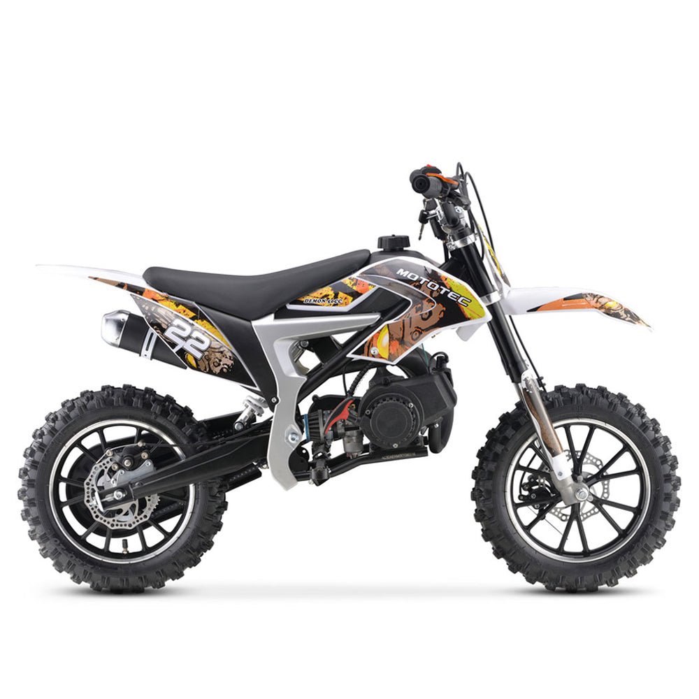 MotoTec Demon 50CC 2-Stroke Kids Gas Dirt Bike (96876541)
