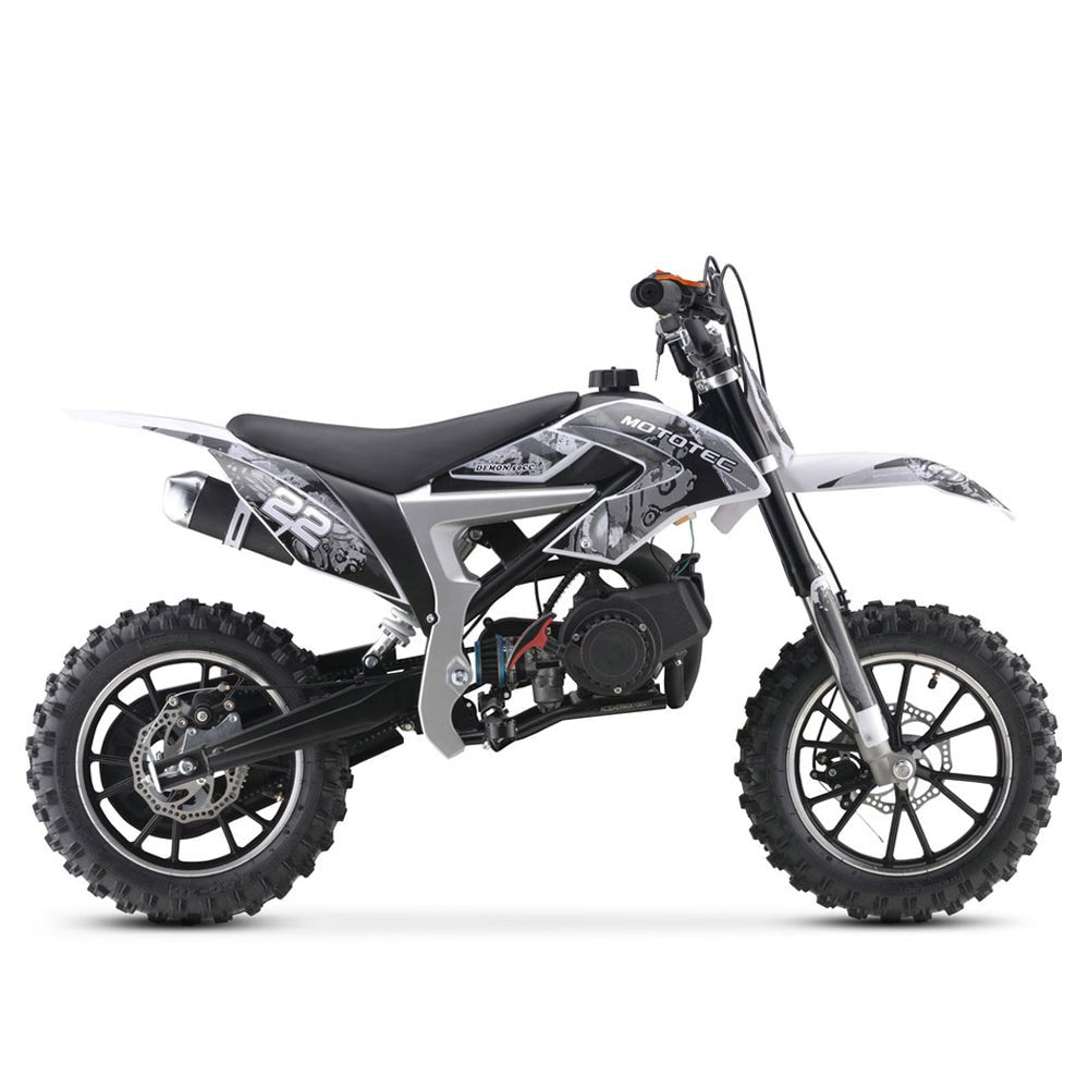 MotoTec Demon 50CC 2-Stroke Kids Gas Dirt Bike (96876541)