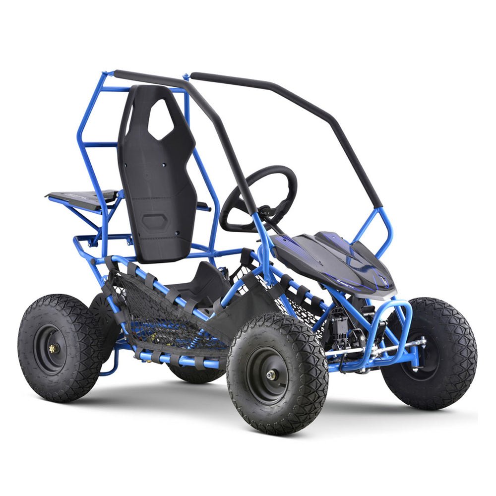 MotoTec Maverick 36V/36AH Blue Electric Motorized Go Kart, 1000W (95368142)