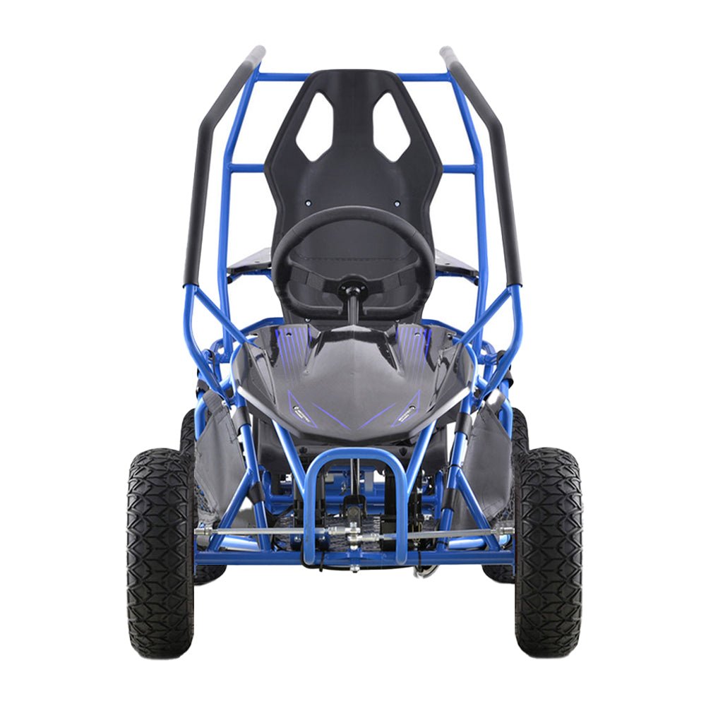 MotoTec Maverick 36V/36AH Blue Electric Motorized Go Kart, 1000W (95368142)