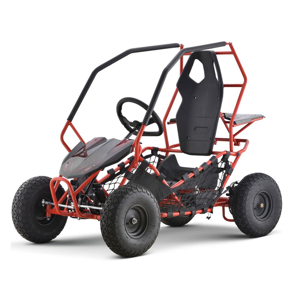 MotoTec Maverick 36V/36AH Red Electric Battery Powered Go Kart, 1000W (96358241)