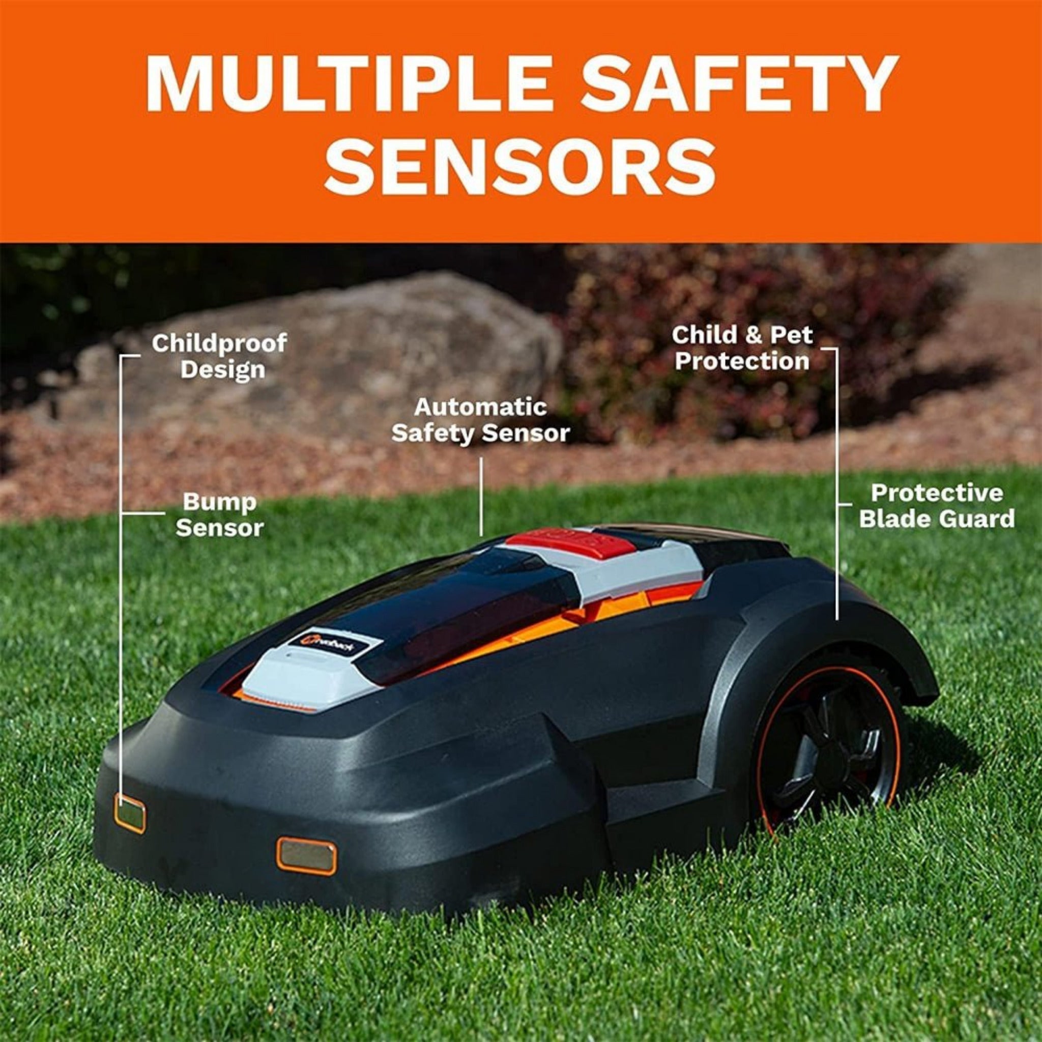 Mowro 28V Fully Autonomous Robot Lawn Mower With Boundary Extension (93147582)