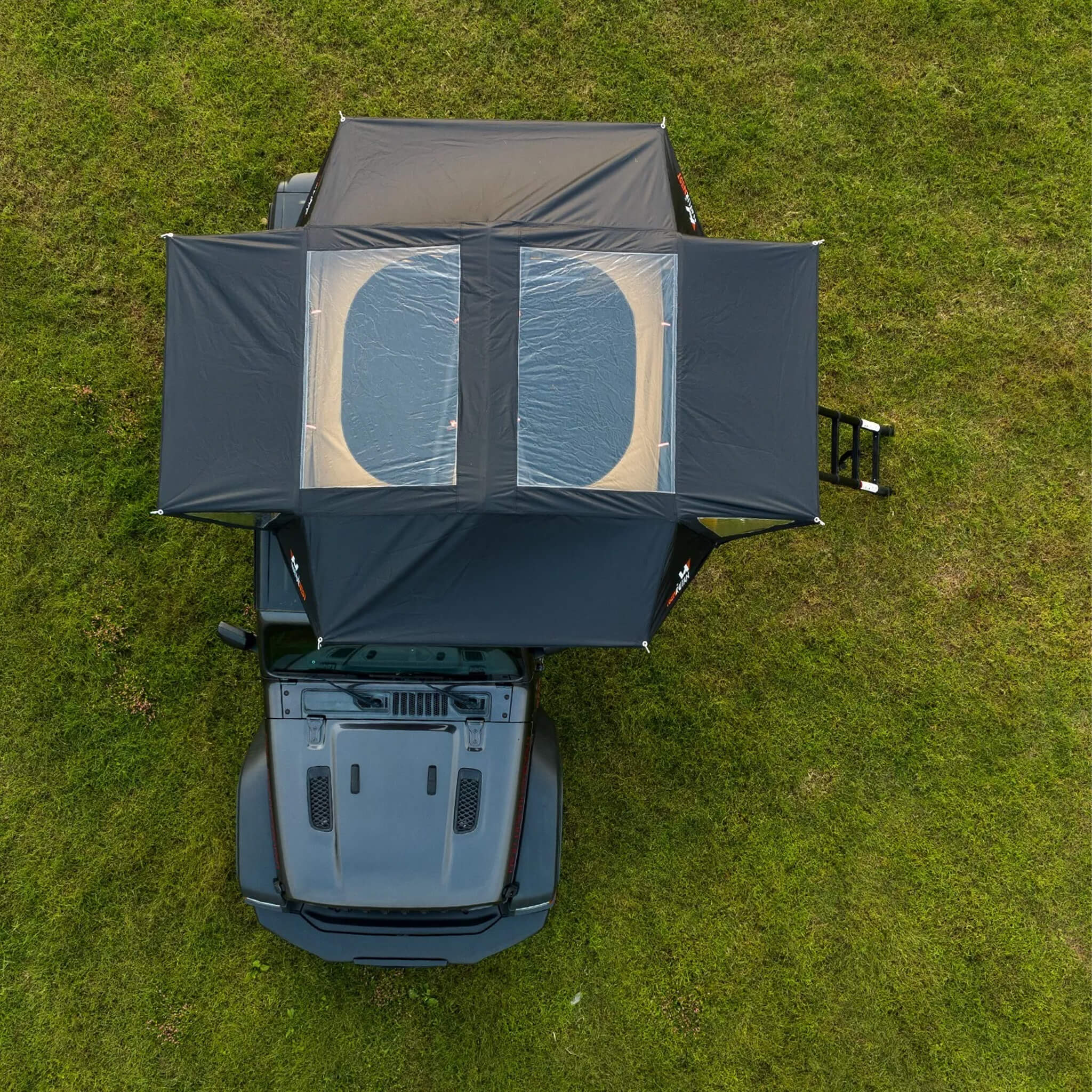 Naturnest Andromeda Khaki Soft Shell Rooftop Tent With Large Panoramic Skylight & YKK Doors (SAK72384)