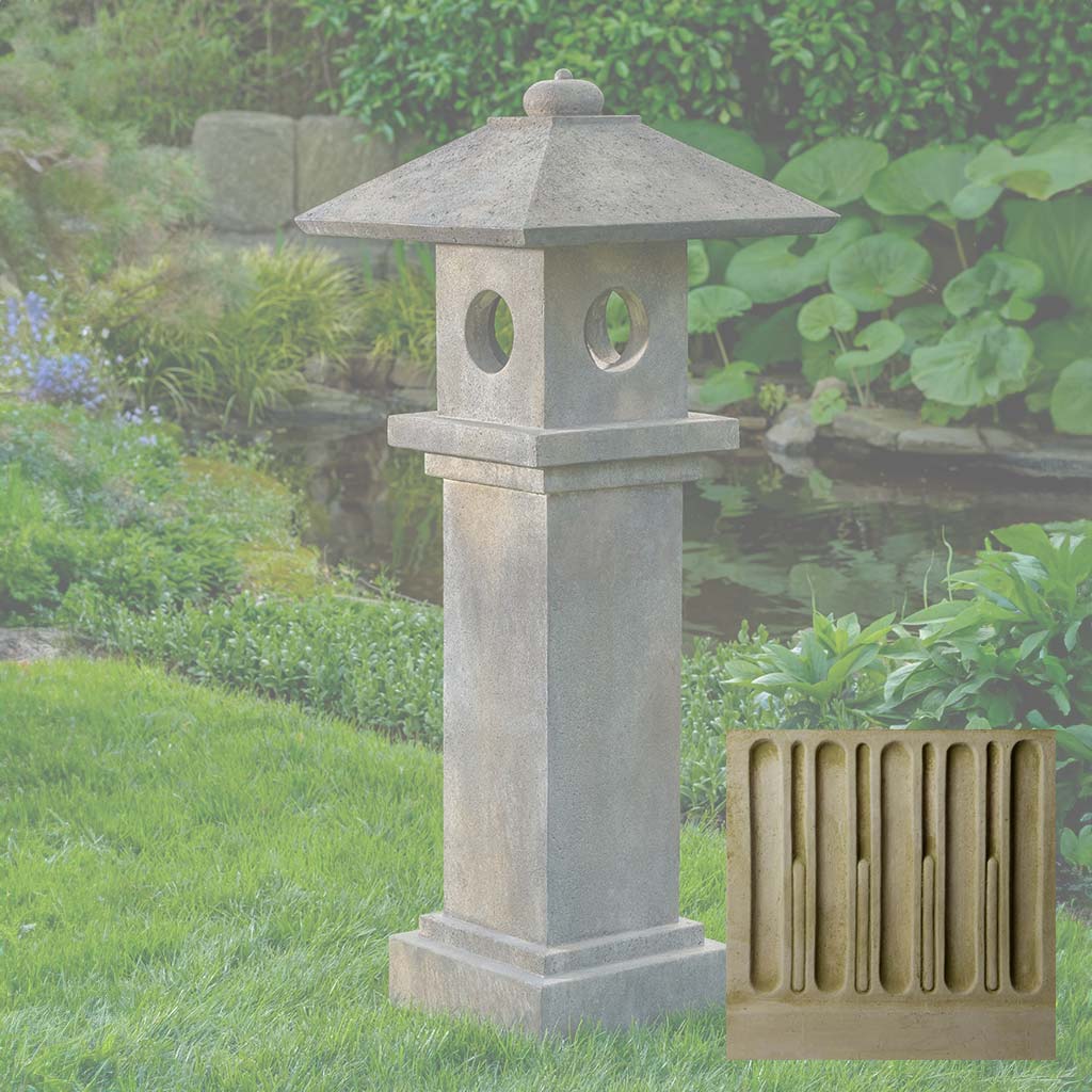 Campania Aizu Lantern Garden Statue - OR-190