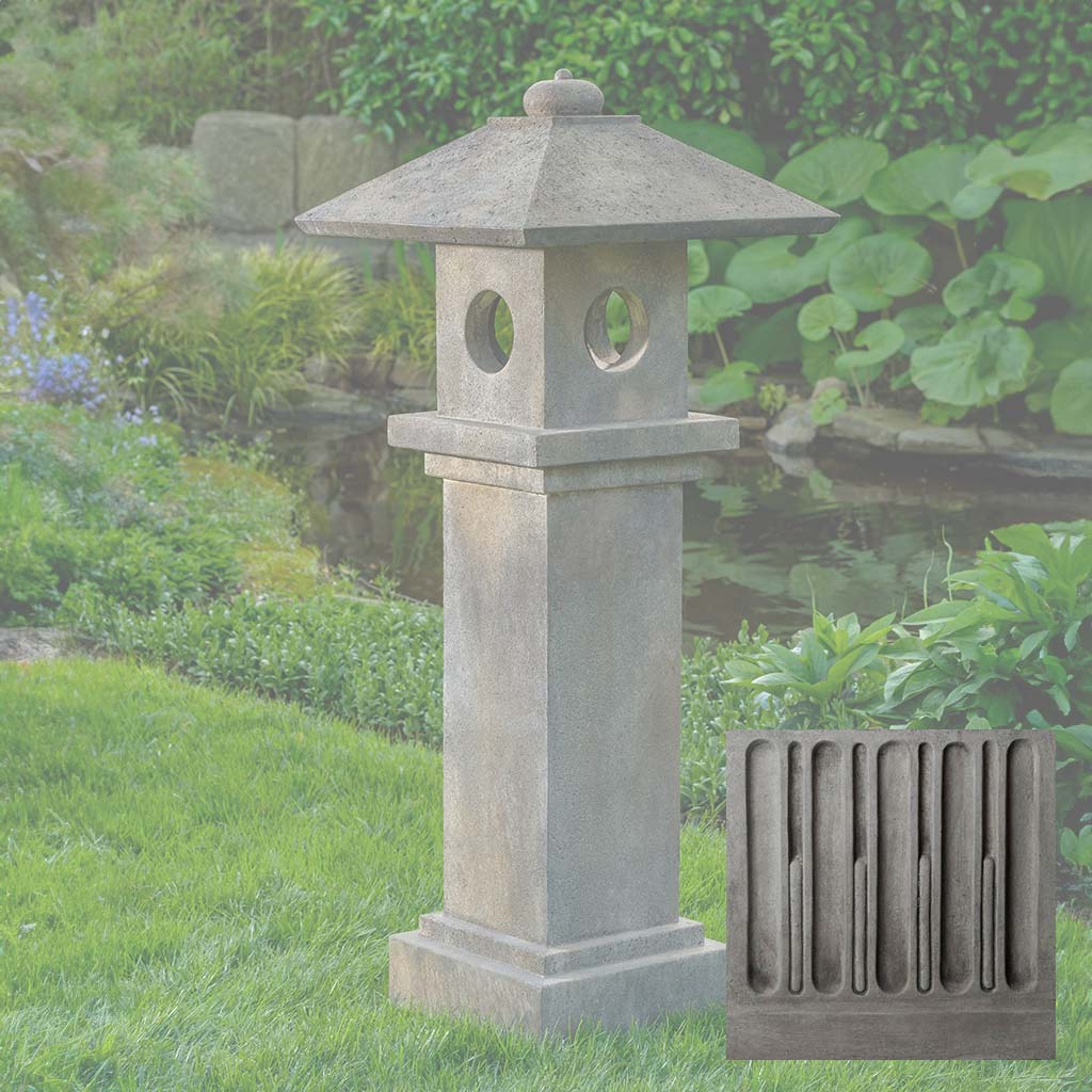 Campania Aizu Lantern Garden Statue - OR-190