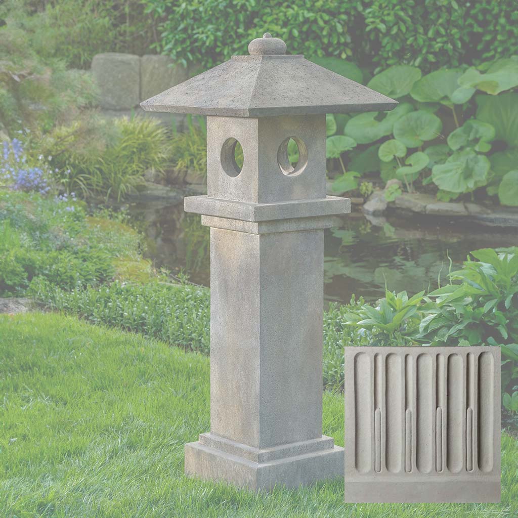 Campania Aizu Lantern Garden Statue - OR-190