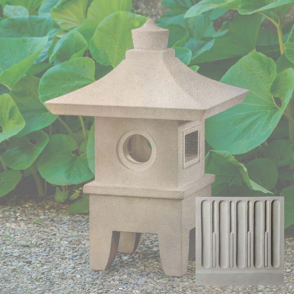 Campania Kashimo Lantern Garden Statue - OR-191