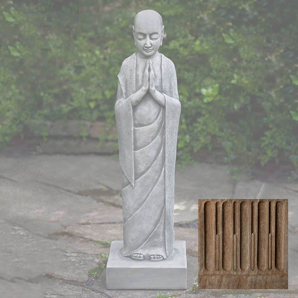 Campania Venerable Monk Garden Statue - OR-159