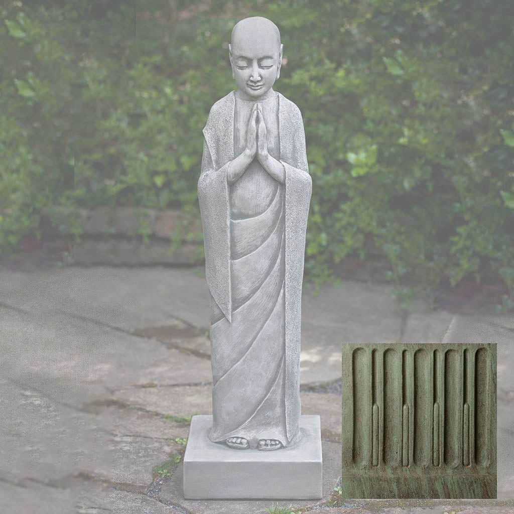 Campania Venerable Monk Garden Statue - OR-159