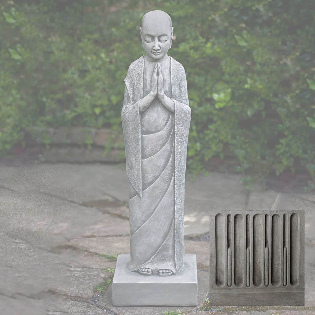 Campania Venerable Monk Garden Statue - OR-159