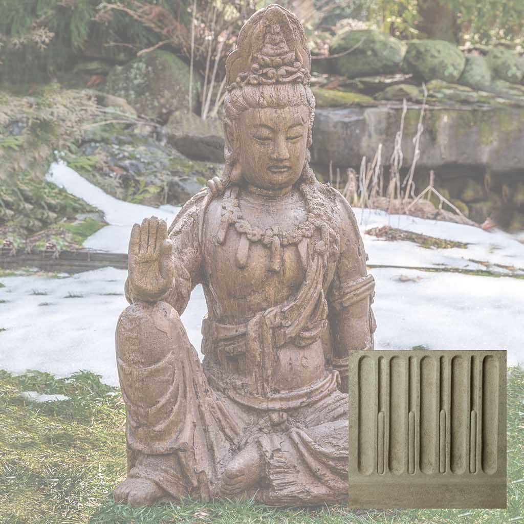 Campania Antique Quan Yin Buddha Garden Statue - OR-165