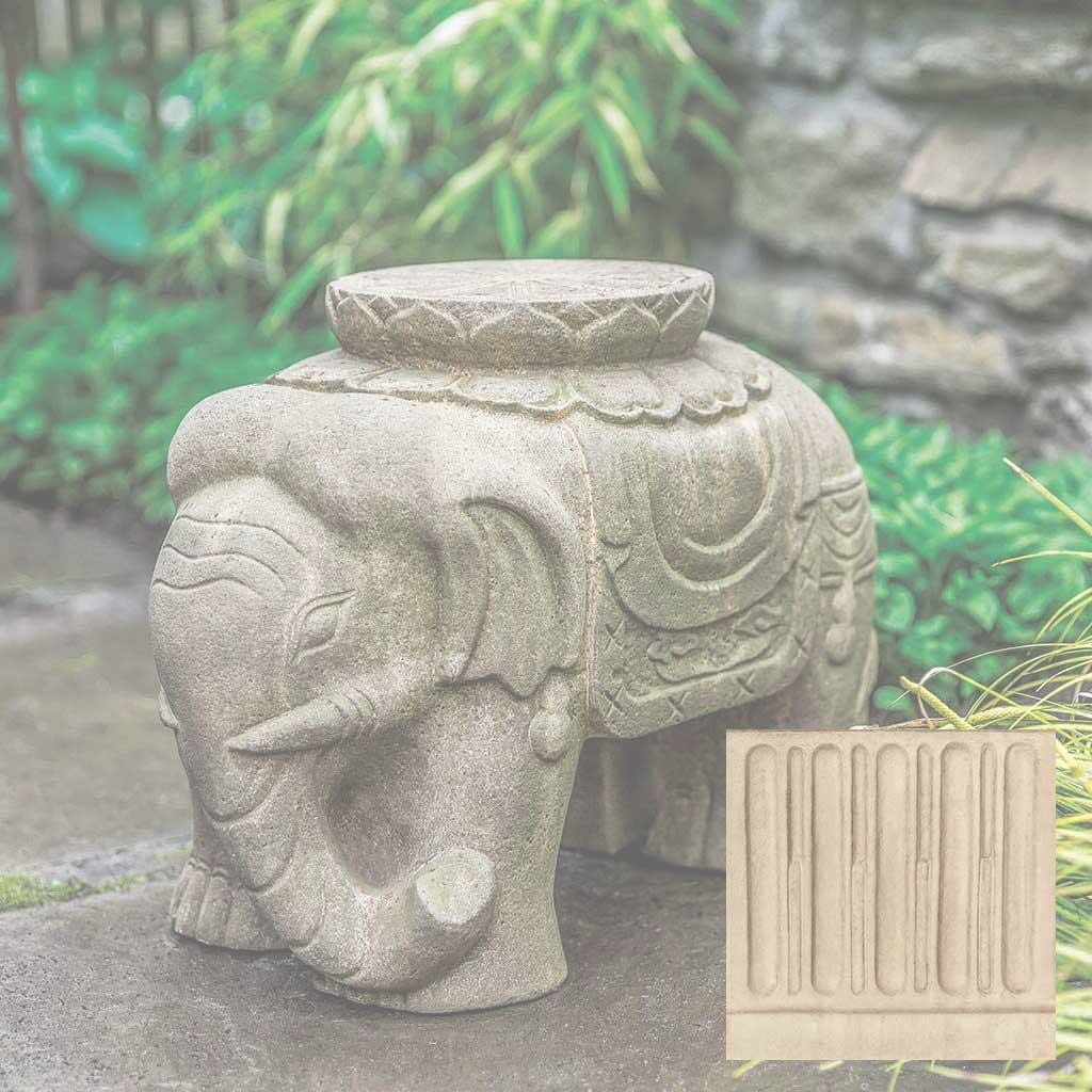 Campania Artifact Elephant Garden Statue - OR-174