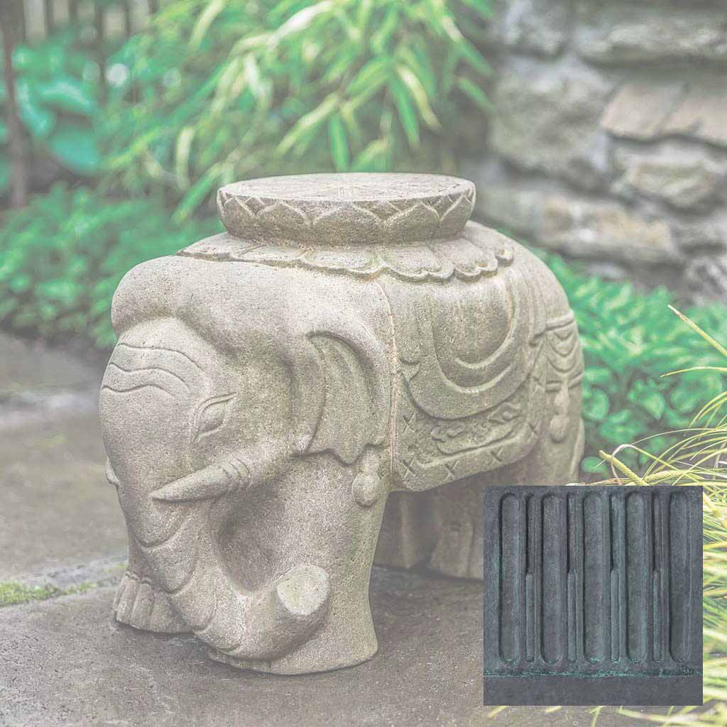 Campania Artifact Elephant Garden Statue - OR-174