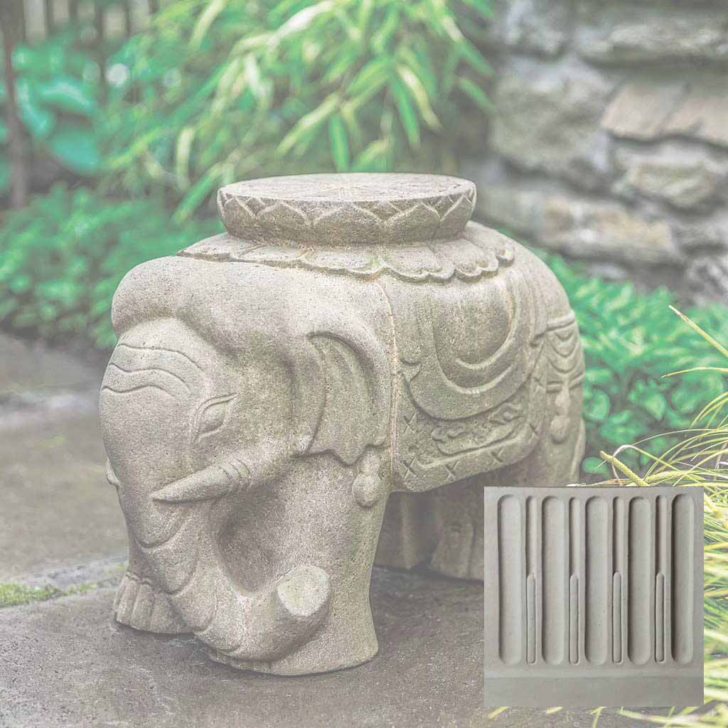 Campania Artifact Elephant Garden Statue - OR-174