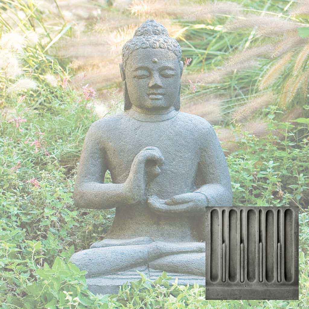 Campania Indonesian Seated Buddha Garden Statue - OR-39