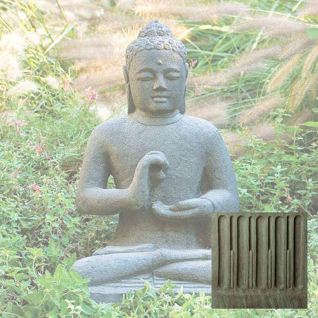 Campania Indonesian Seated Buddha Garden Statue - OR-39