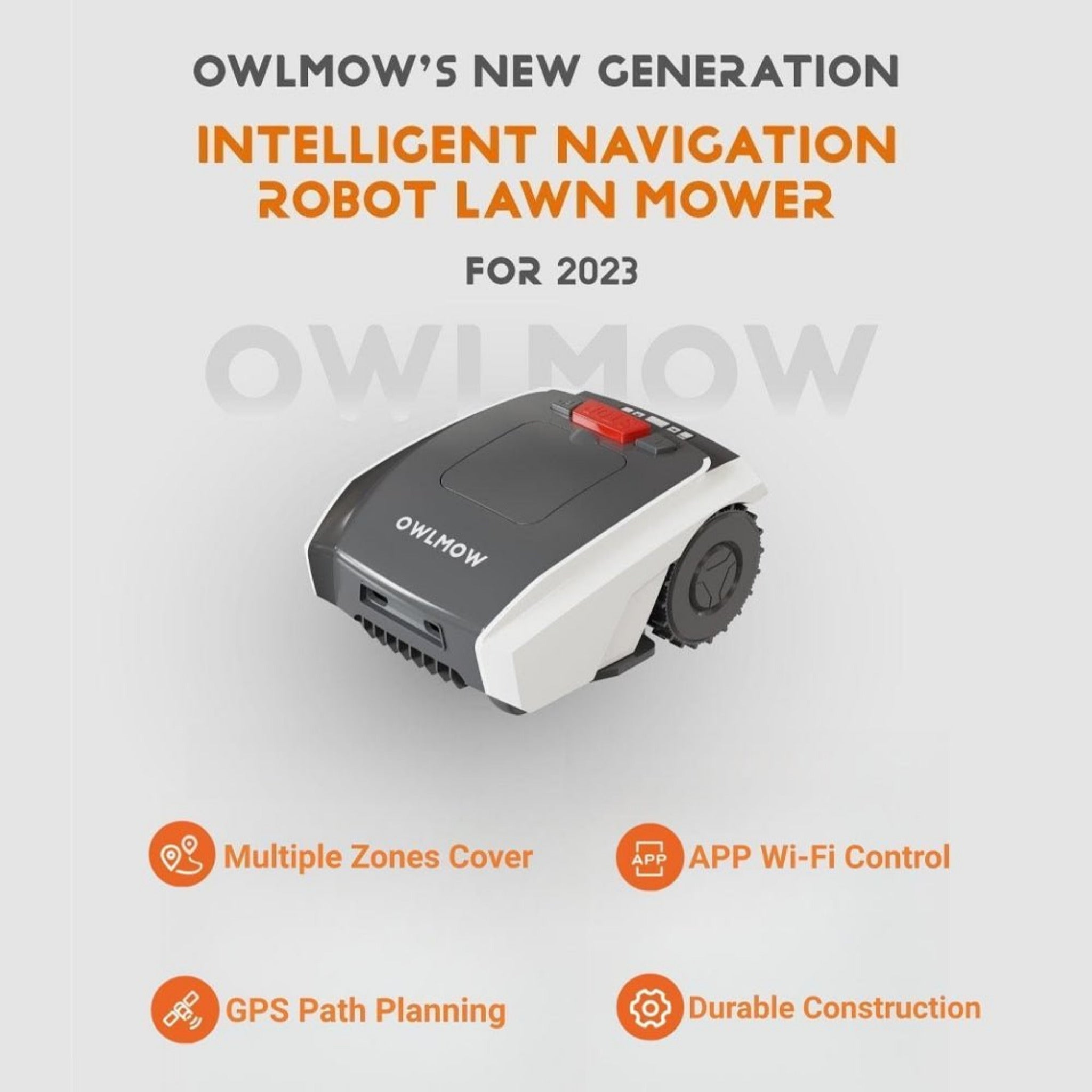Owlmow Automatic Robot Lawn Mower With GPS Navigation And App Control (97253841)