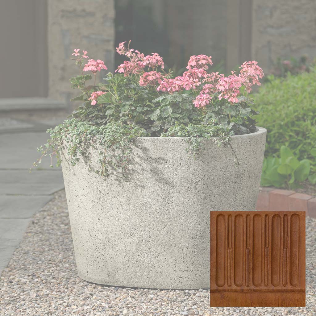 Campania Tapered Oval Planter - P-1011