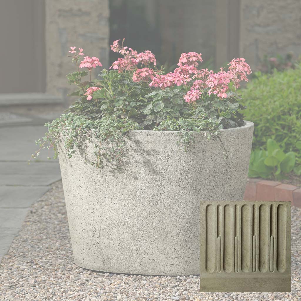 Campania Tapered Oval Planter - P-1011