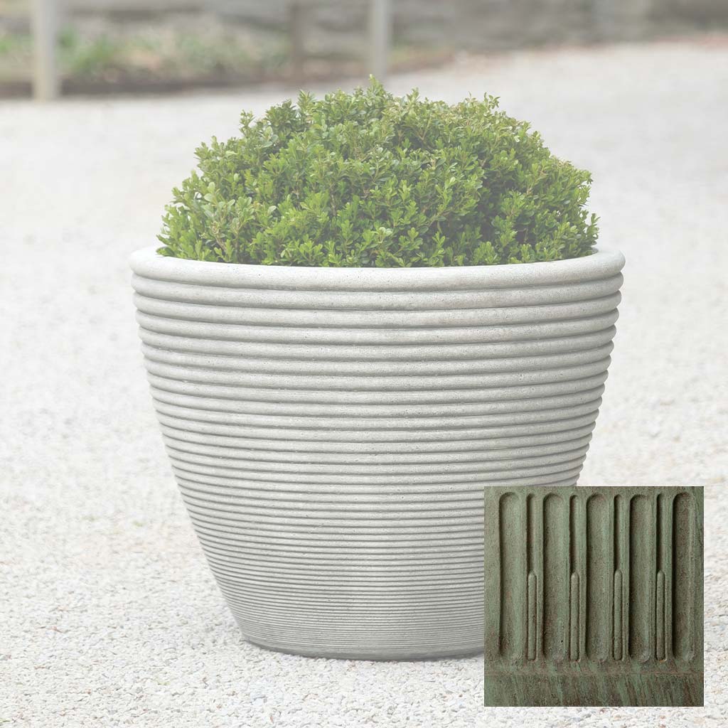 Campania Bibendum Planter, Low - P-926