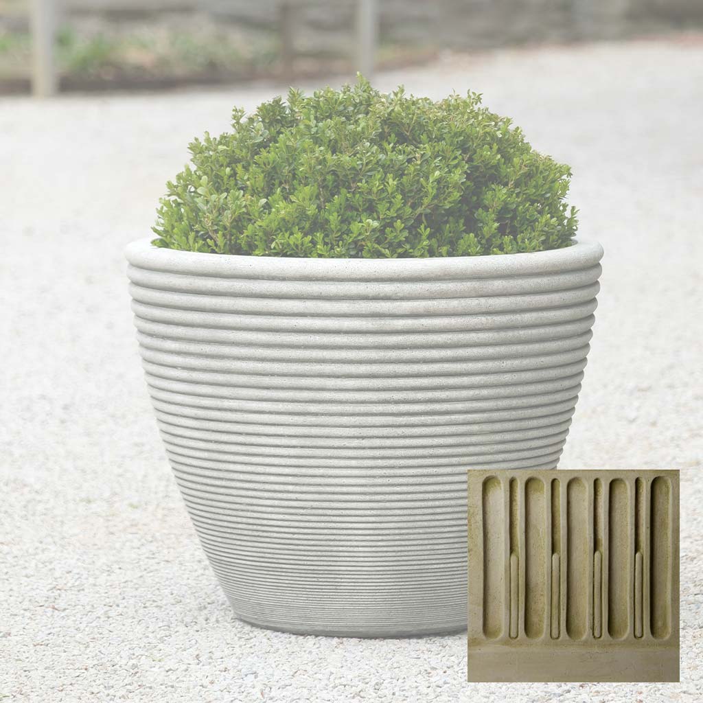 Campania Bibendum Planter, Low - P-926