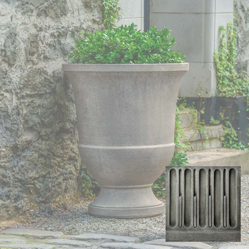Campania Textured Pascal Urn - P-968