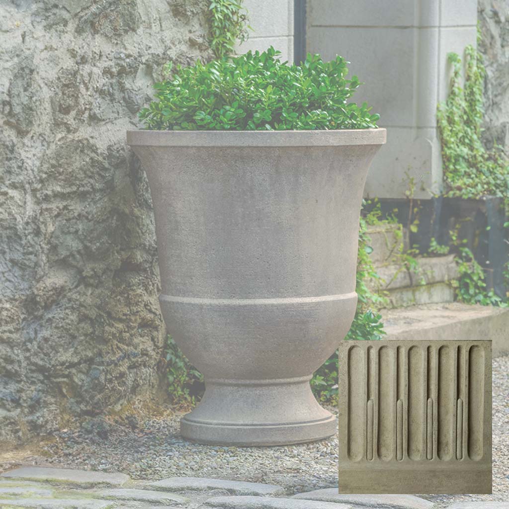 Campania Textured Pascal Urn - P-968