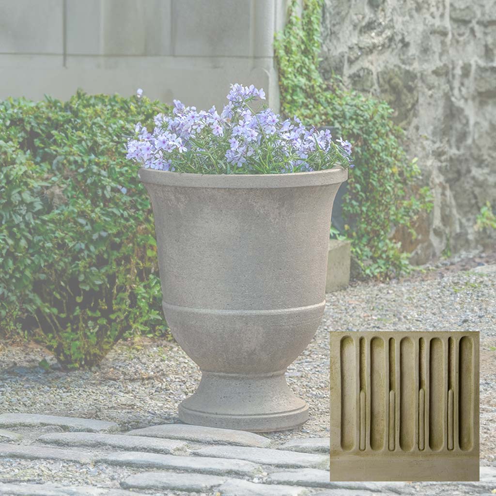 Campania Textured Pascal Urn - P-968