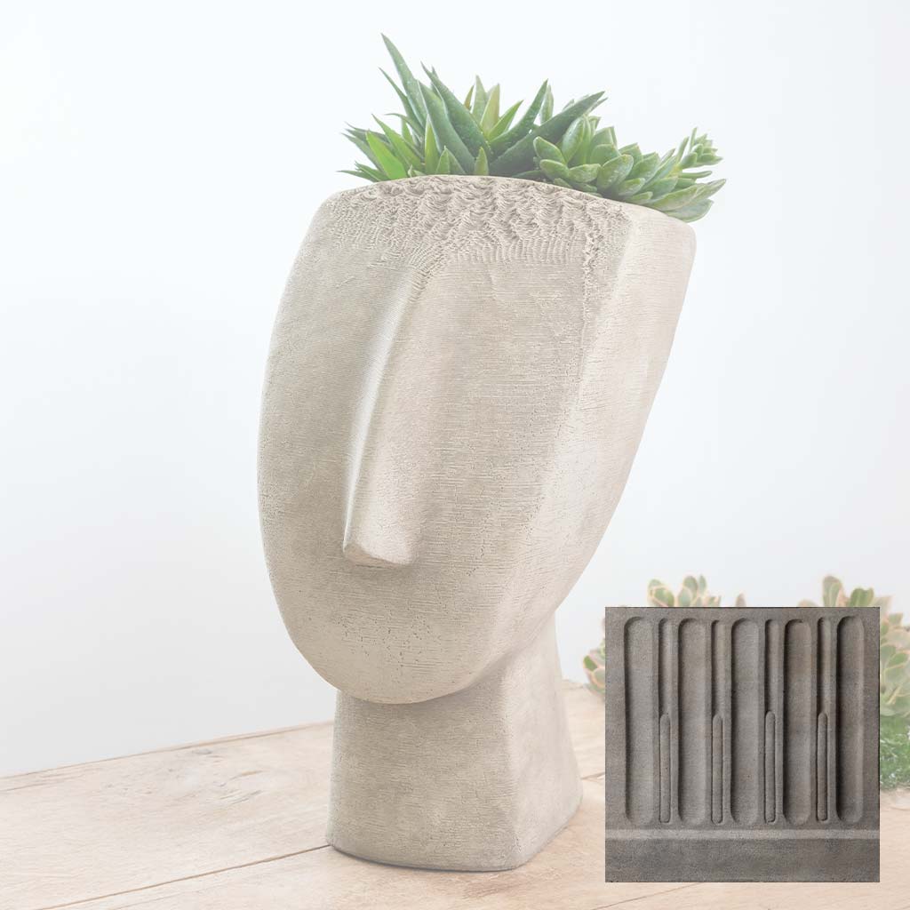 Campania Cycladic Head Planter - P-986