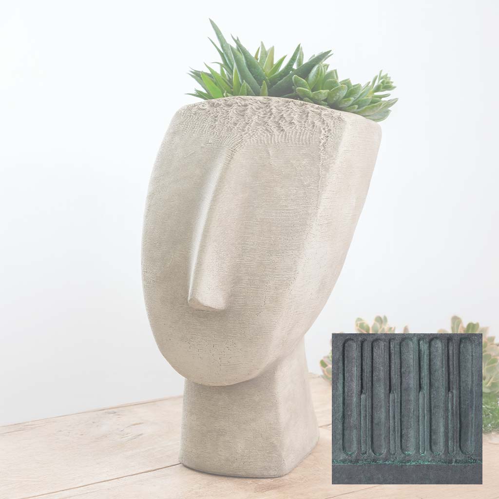 Campania Cycladic Head Planter - P-986