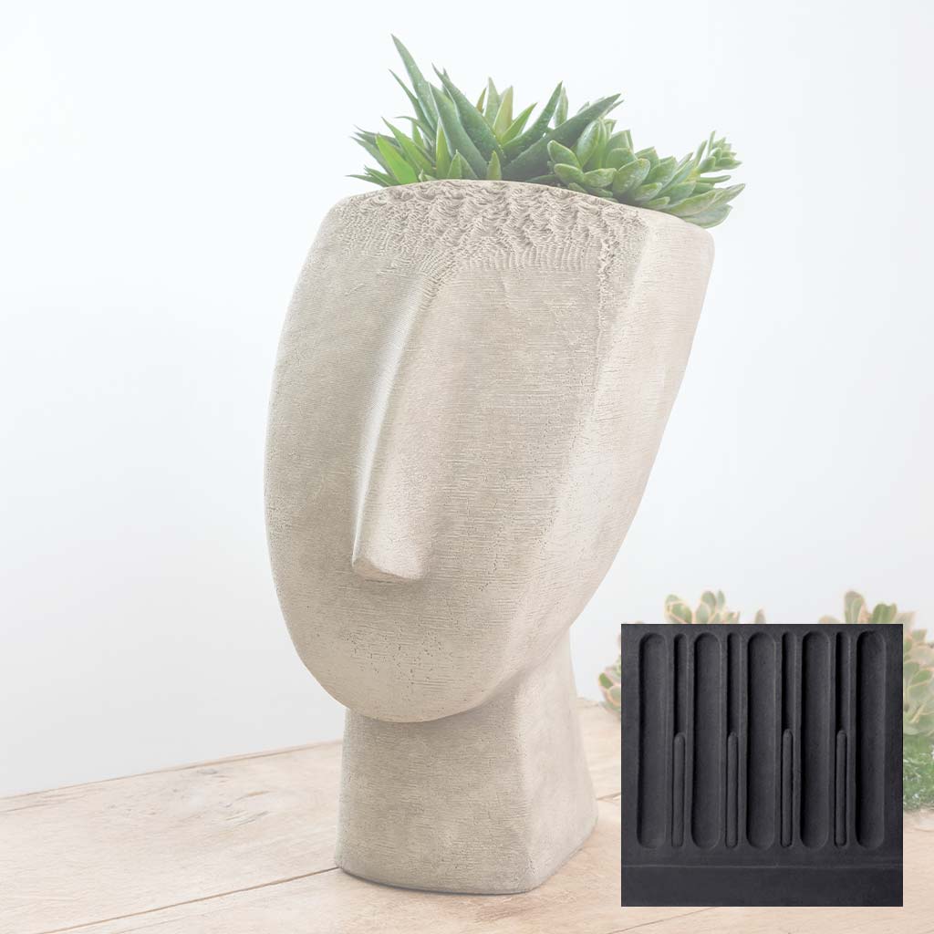 Campania Cycladic Head Planter - P-986