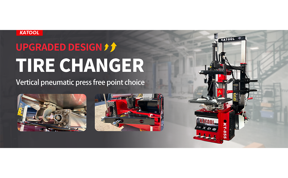 Katool KT-T855 Vertical Tire Press Changer Wheel Changer Machine