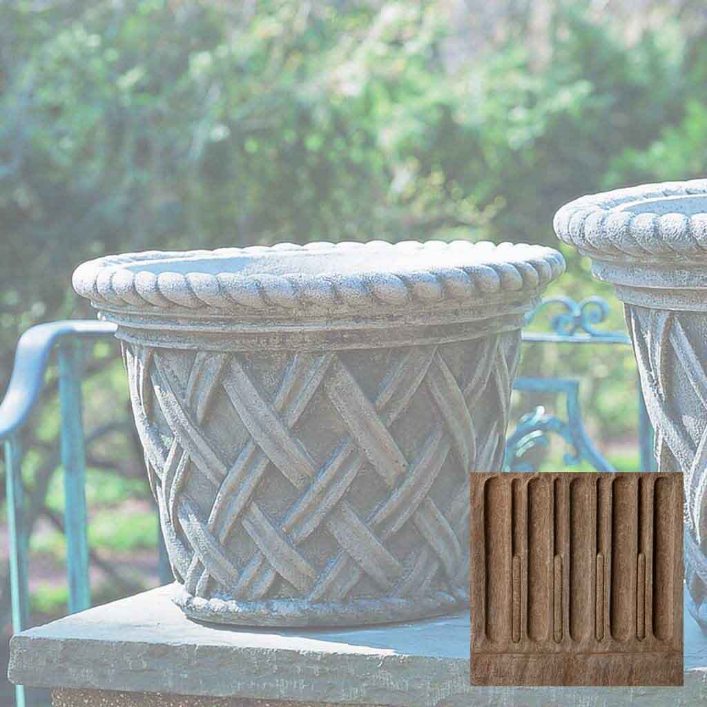 Campania English Weave Planter - P-133