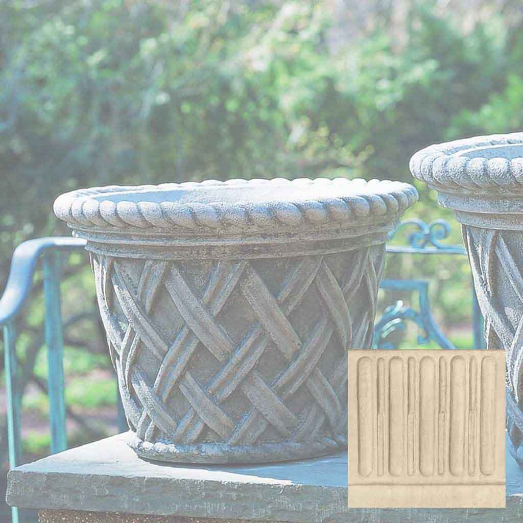 Campania English Weave Planter - P-133