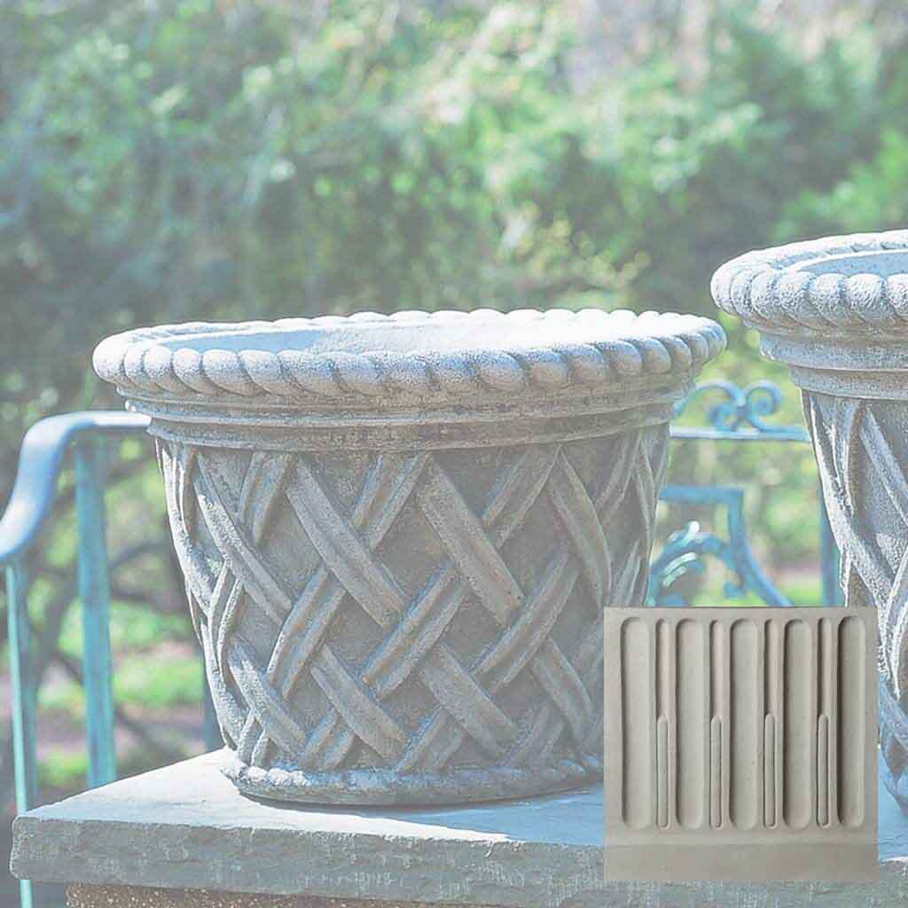 Campania English Weave Planter - P-133