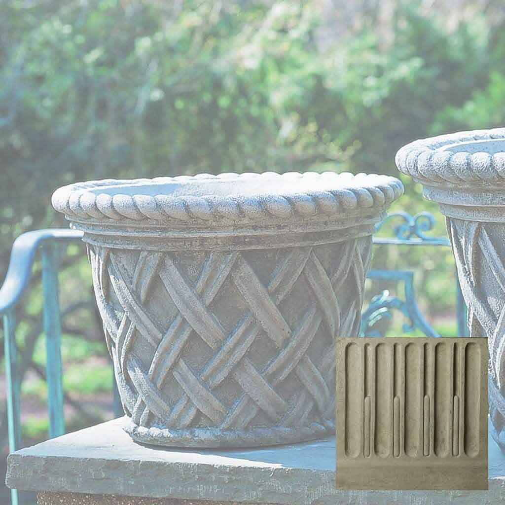 Campania English Weave Planter - P-133
