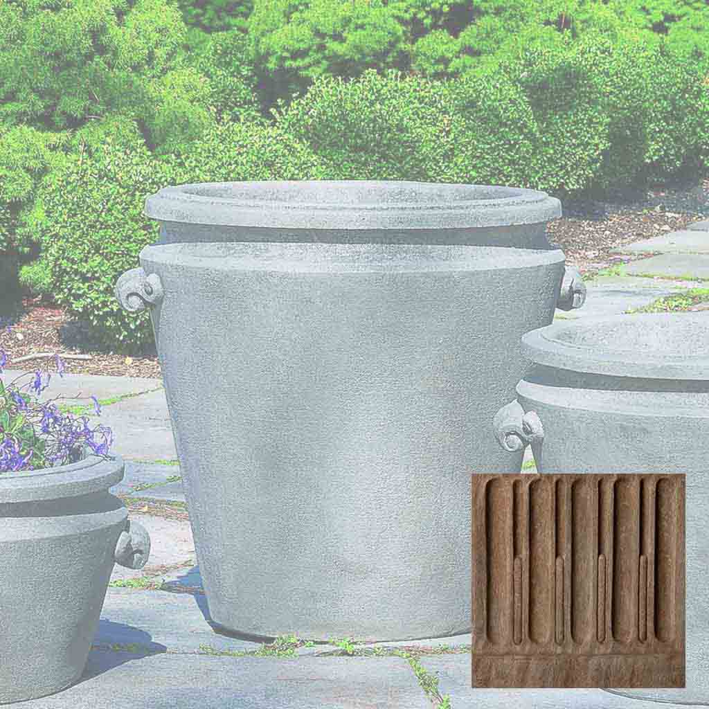 Campania Scroll Handle Tub Planter - P-293A