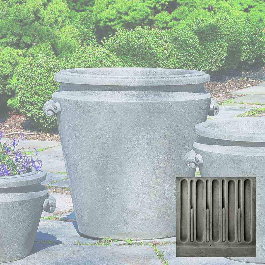 Campania Scroll Handle Tub Planter - P-293A